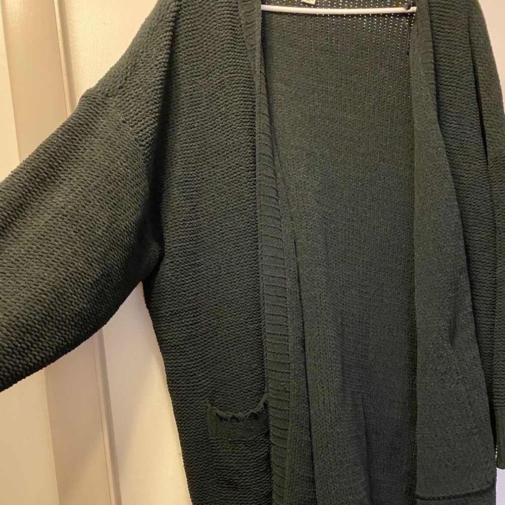 Black cardigan